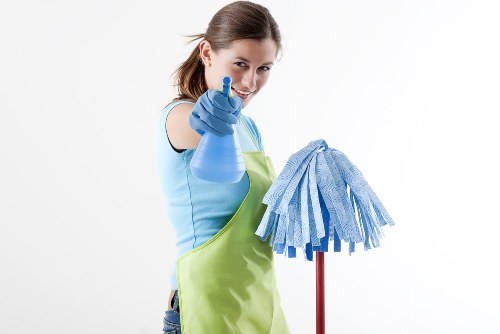 Professional upholstery cleaning in a Knightsbridge living room