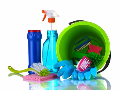 Professional home cleaners working in a Knightsbridge residence