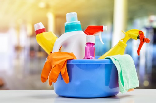 Cleaning professional preparing a service checklist before a booking