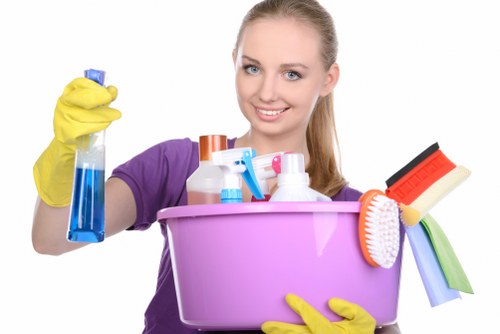 Local carpet cleaning equipment used in a Knightsbridge property