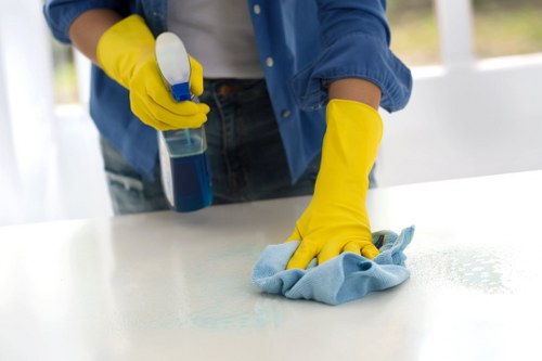 Deep cleaning kitchen and bathroom surfaces in Knightsbridge